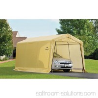 Shelterlogic AutoShelter 10' x 15' x 8' Peak Style Instant Garage- Sandstone 554795375